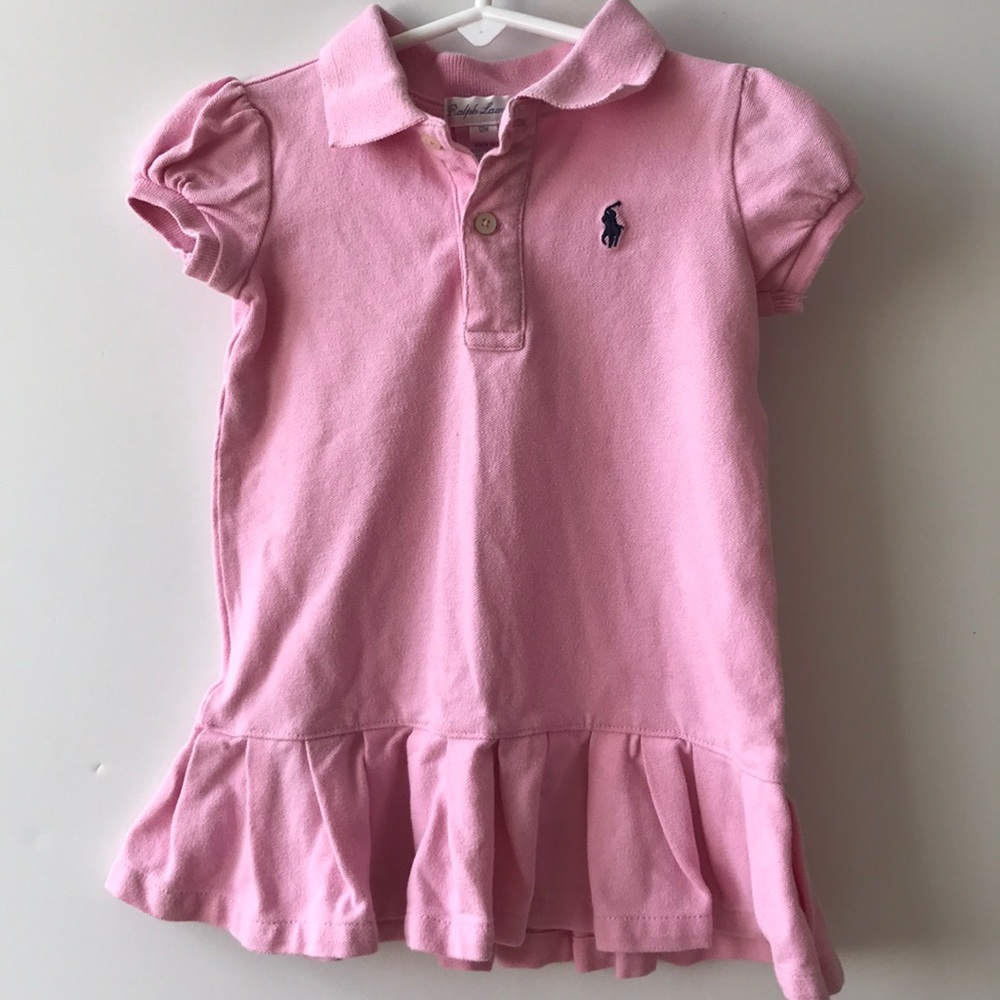 Pink polo dress